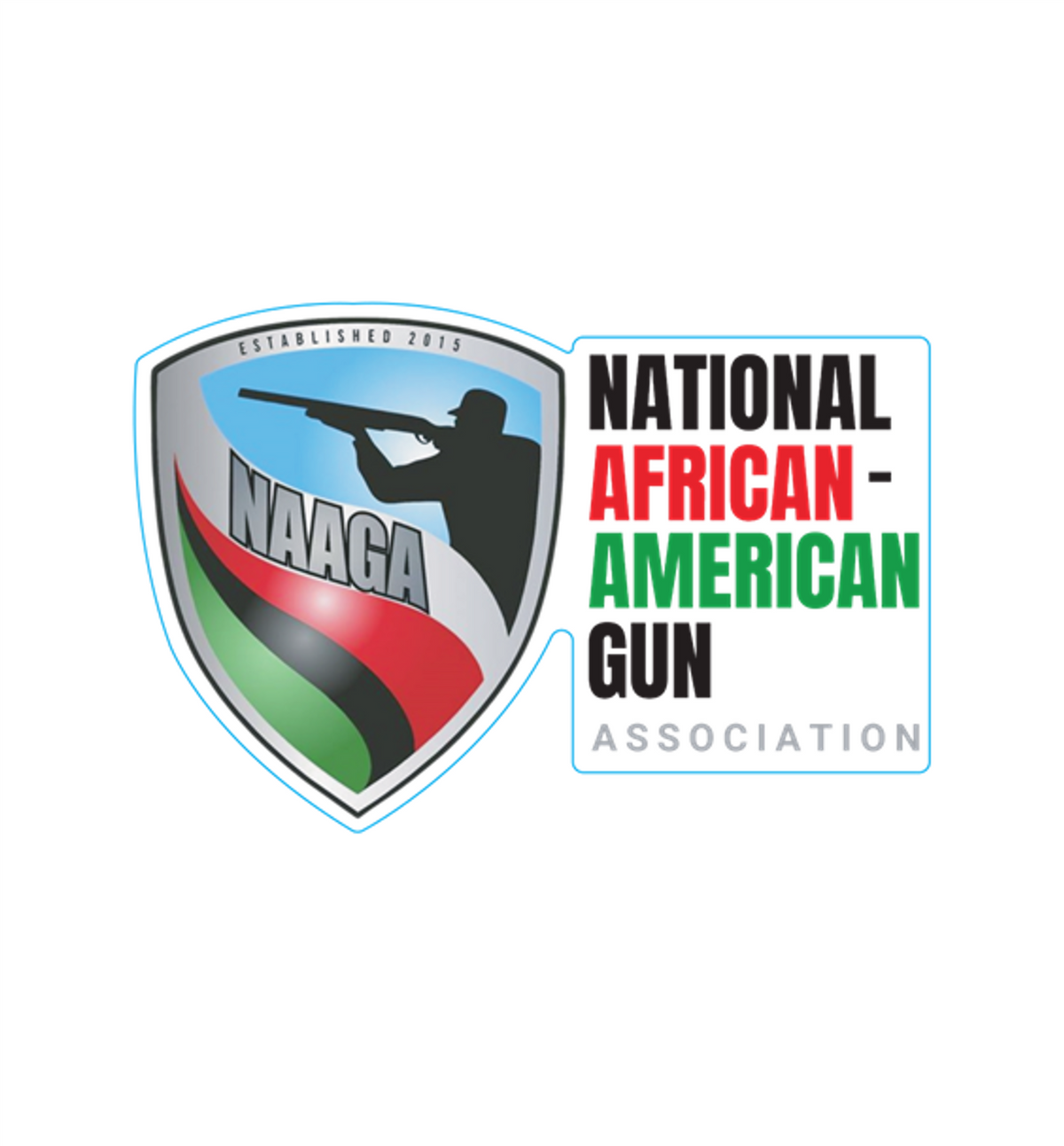Official NAAGA Clear Vinyl Window Decal