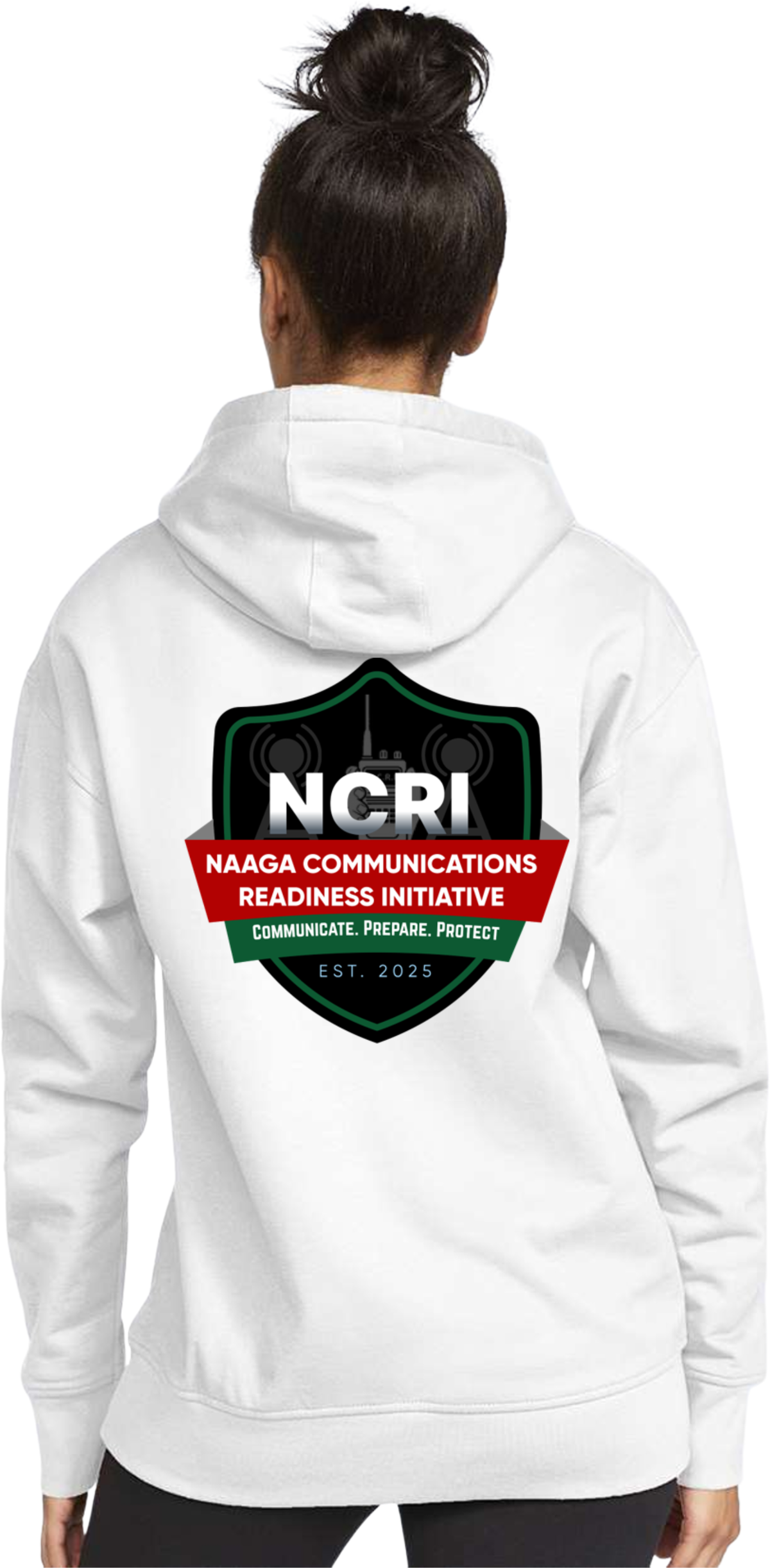 NCRI Large Shield Adult Unisex Hoodie