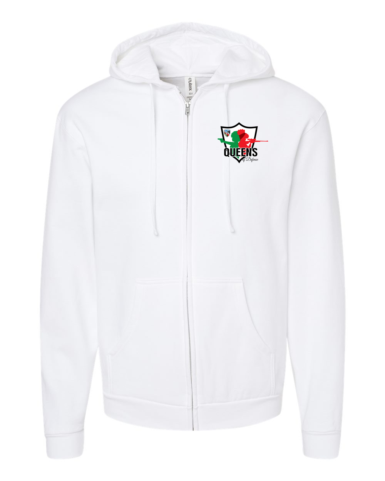 NAAGA Queens of Defense Zippered Hoodie