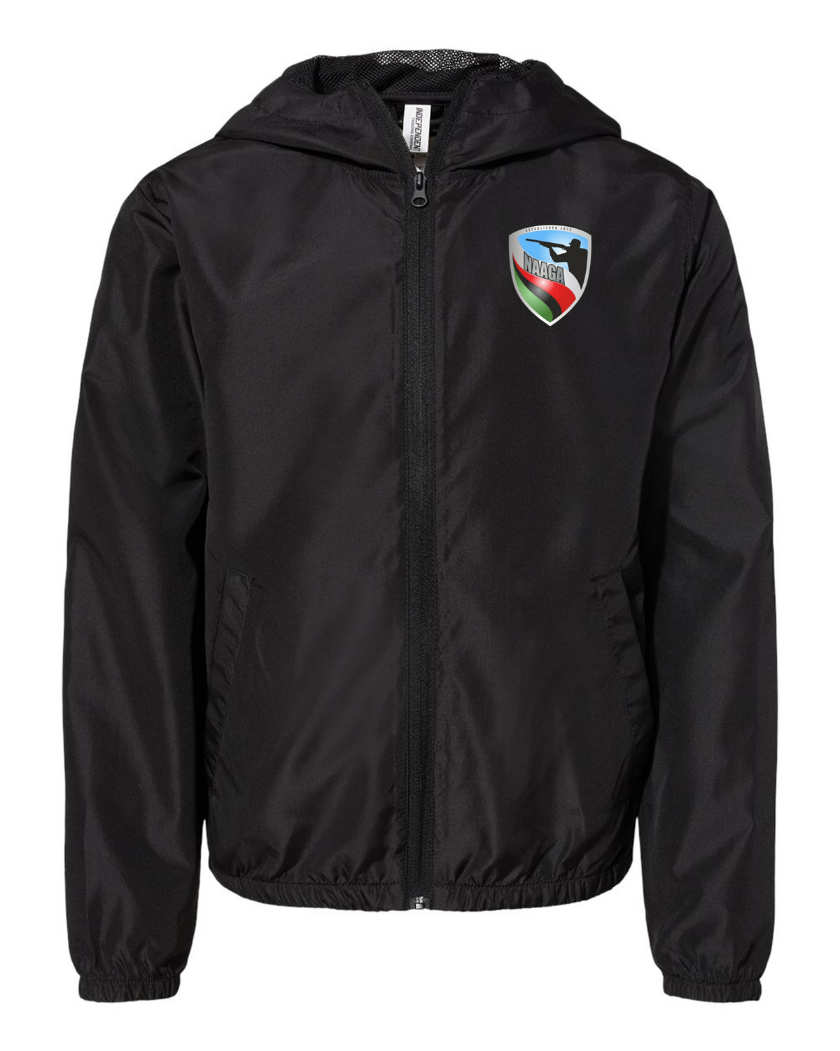NAAGA Youth Full Zip Windbreaker Jacket